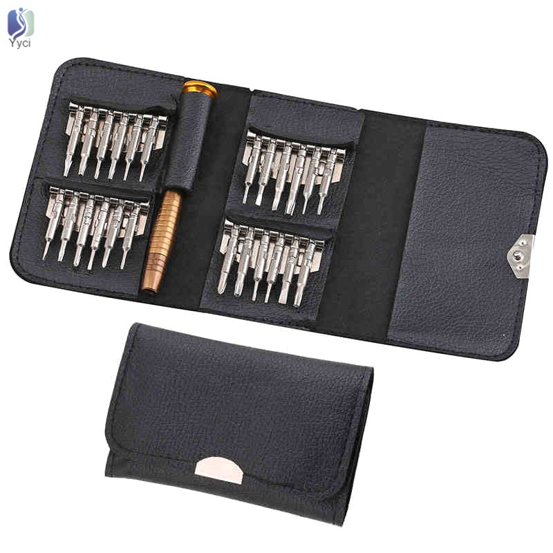 Yy 25pcs Screwdriver Mini Repair Precision Tool Kit Set Portable For Eyeglasses Laptop Watch @VN