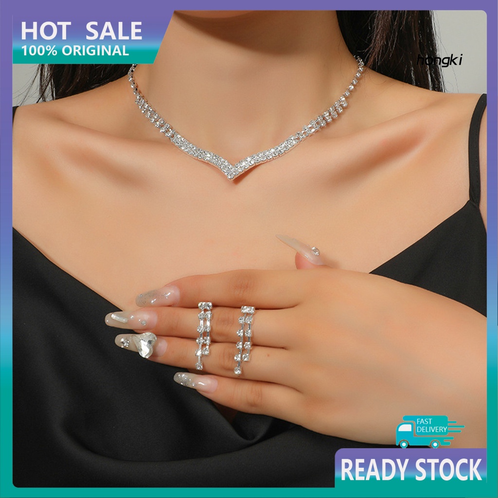 1 Set Vòng cổ Và Bông Tai Tua Rua Thanh Lịch Cho Nữ