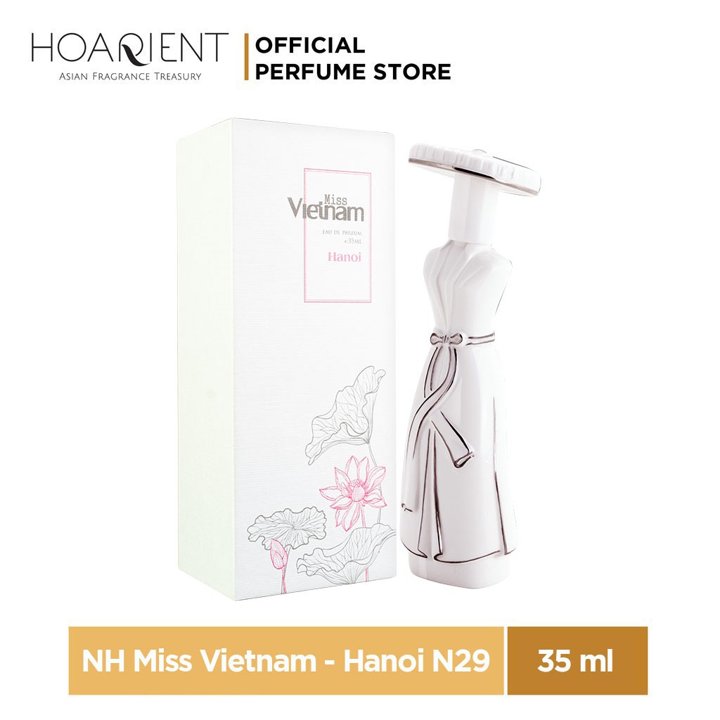 Nước Hoa Nữ Miss Việt Nam - Hà Nội - Hộp Sứ Trắng EDP 35ml