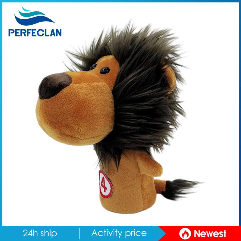 Vỏ Bọc Đầu Gậy Đánh Golf Hình Sư Tử Nhồi Bông Dễ Thương