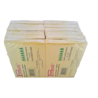 Giấy note, giấy ghi chú vàng 3x4
