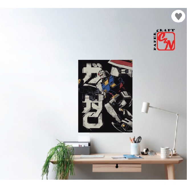 Poster nhựa siêu lớn|Poster Origin Gundam |Posters dán tường