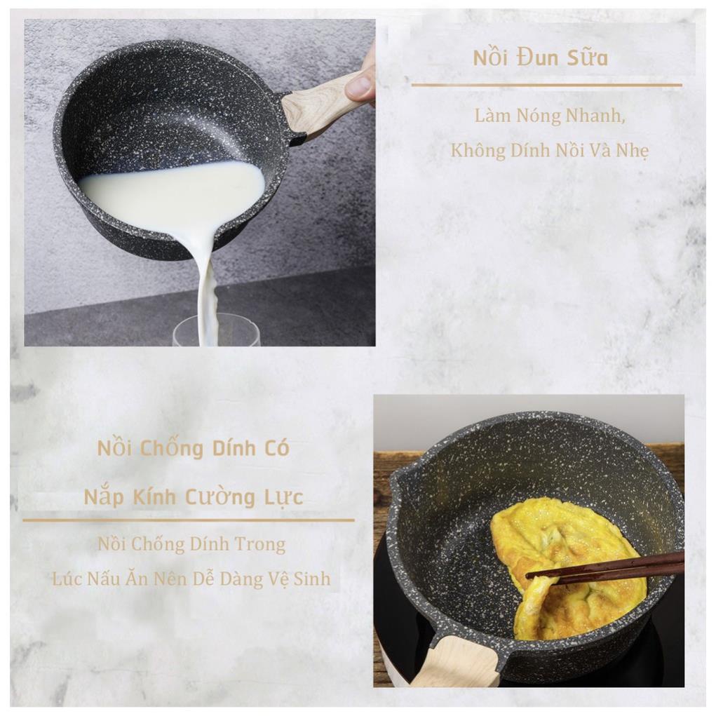 Nồi Nhôm Vân Đá Hoa Cương