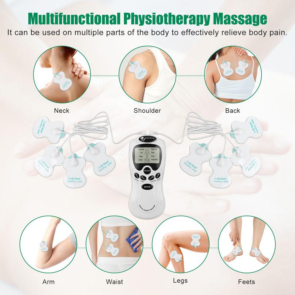Qqmall Máy Massage Xung Điện Toàn Thân Giúp Thư Giãn Cơ Thể Dùng Tại Nhà