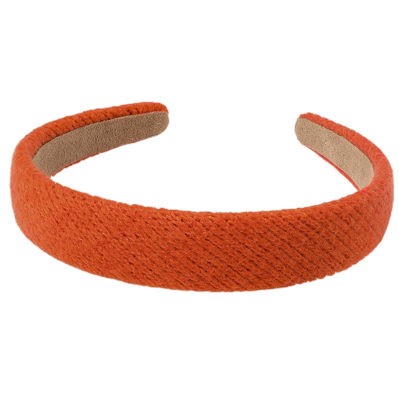 Băng Đô Cài Tóc Dệt Kim Vải Lông Màu Sắc Ngọt Ngào Vintage Cho Nữ