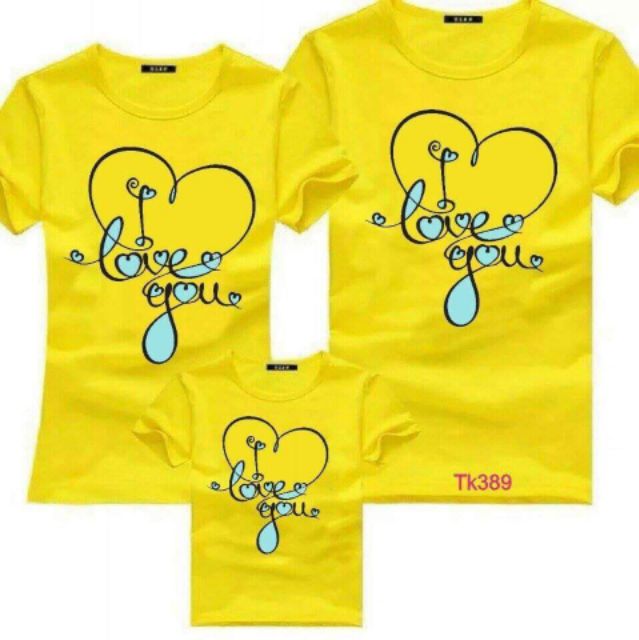 Áo gia đình 3/4/5 người đồ đôi mẹ và bé thun cotton dày dặn mẫu đồng phục gia đình MÀU TRẮNG VÀNG XÁM|  GIÁ SĨ