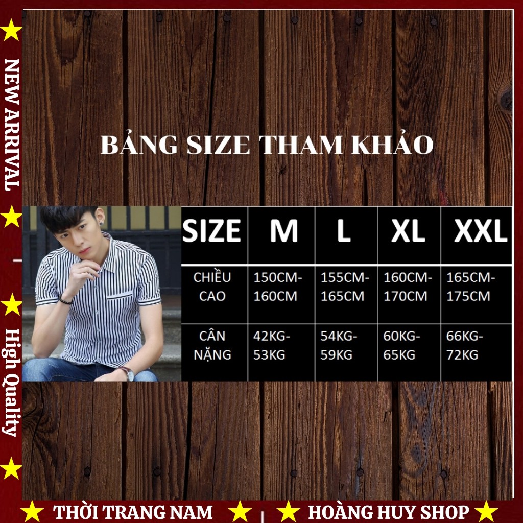 Áo Sơ Mi Nam Ngắn Tay H&H-SMPT07 Phối Túi Giả Form Slimfit Chất Kate Mềm Mịn Không Nhăn Phai -2 màu