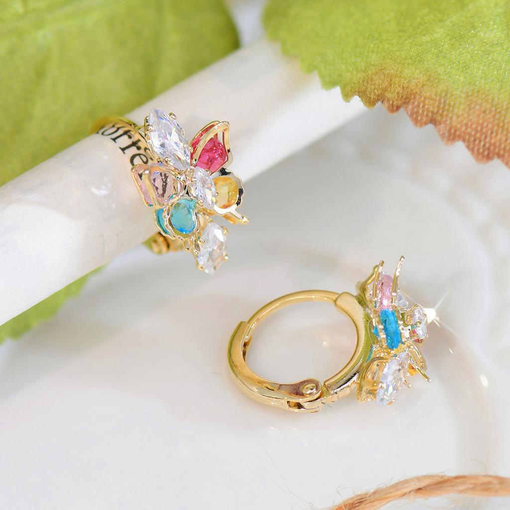 V.I.T House | Khoen tai S925 bướm đính đá