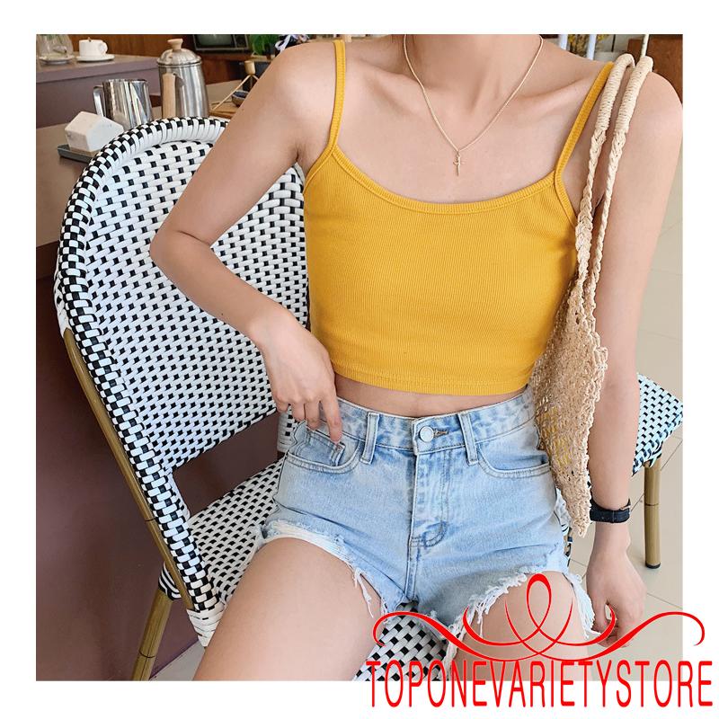 [Mã FAMAYWA giảm 10K đơn 50K] Áo Lửng Hai Dây Thời Trang Quyến Rũ Cho Nữ | BigBuy360 - bigbuy360.vn