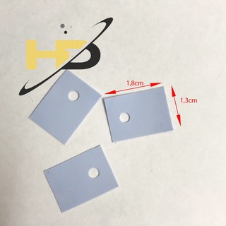 Gói 50 cái lót cách nhiệt to-220 cho sò nhỏ, lót sò silicon màu xanh