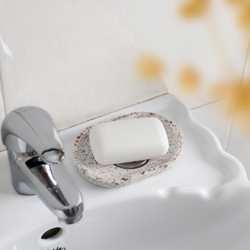 Khay Đựng Xà Phòng Họa Tiết Vân Đá Cẩm Thạch Cao Cấp