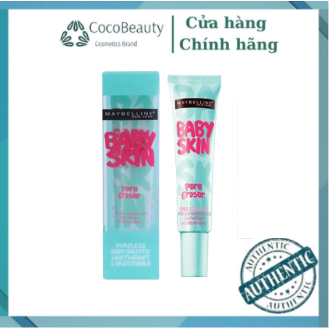 Kem Lót MaybeLine Baby Skin Pore Eraser 22ml Làm Mịn Da, Che Khuyết Điểm, Se Khít L.ỗ Ch.ân L.ông
