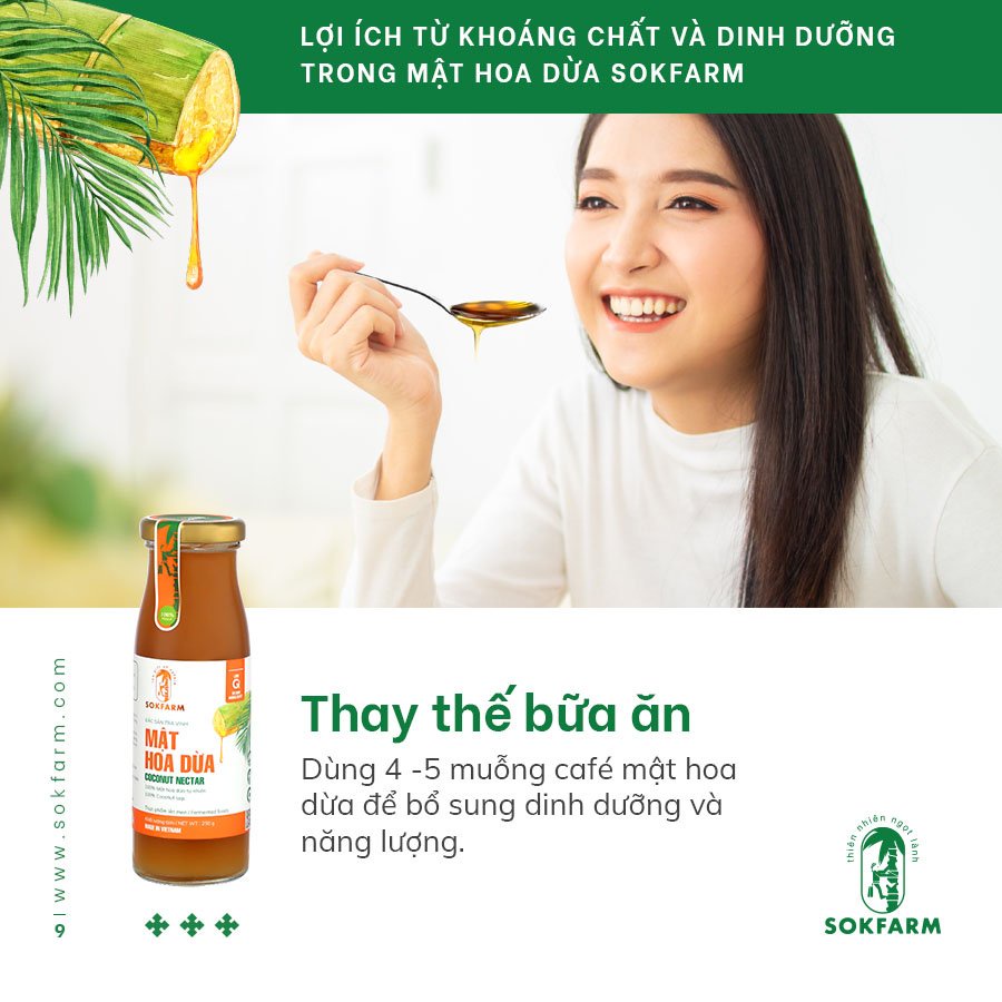 Mật hoa dừa 250g thuần chay, thuần thực vật