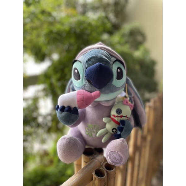 Gấu bông Disney Lilo & Stitch mặc đồ baby ôm bạn Scrump có mộc Disney Store 30-35cm