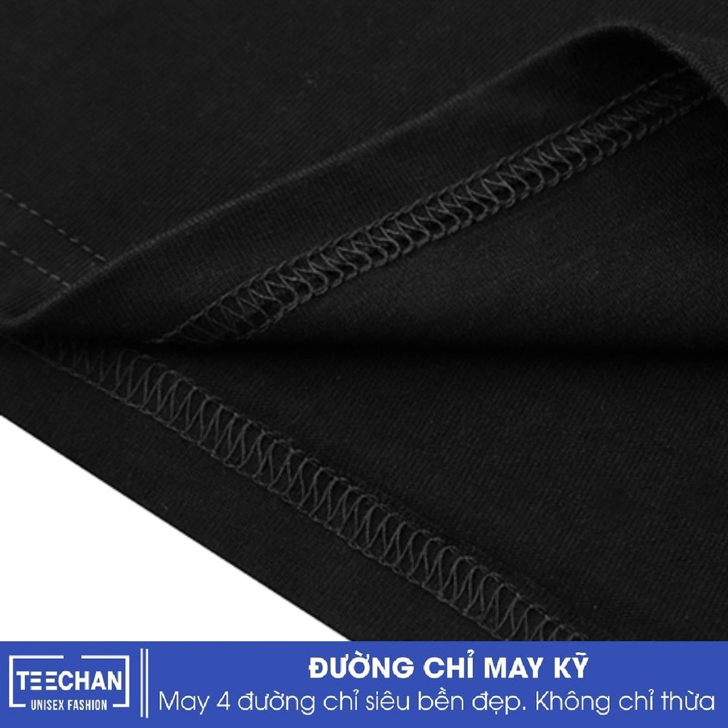 Áo Thun Unisex TEECHAN Tay Lỡ Form Rộng Nam Nữ GẤU NÂU TN94 - vải cotton phong cách Hàn Quốc Basic