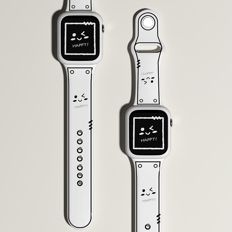 Phù Hợp Dây Đeo Thay Thế Bằng Silicon Dành Cho Apple iwatch7 S6 6th SE S6 5 40 44MM 4 3 2