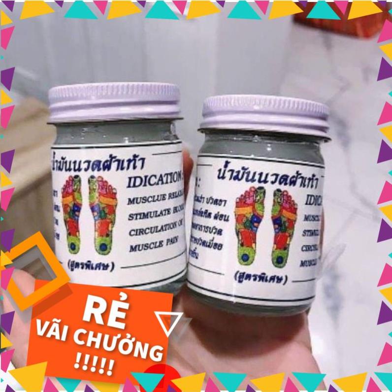 Dầu Cù Là bàn chân,Cao Xoa Bóp Huyệt Bàn Chân, Dầu nóng Massage thái lan