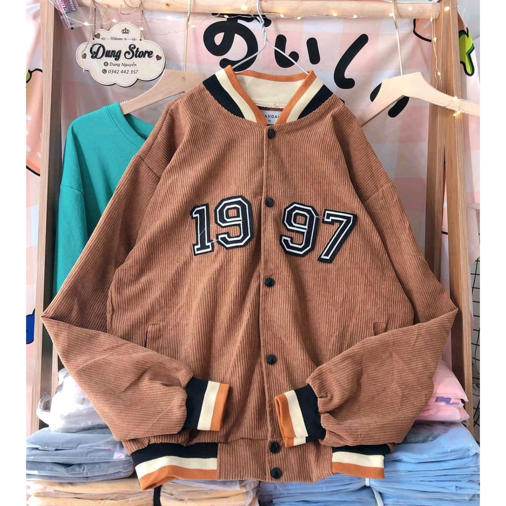 [Ảnh thật] Áo khoác Basic Nhung Gân form rộng cực đẹp CAMA Store N 1997 | BigBuy360 - bigbuy360.vn