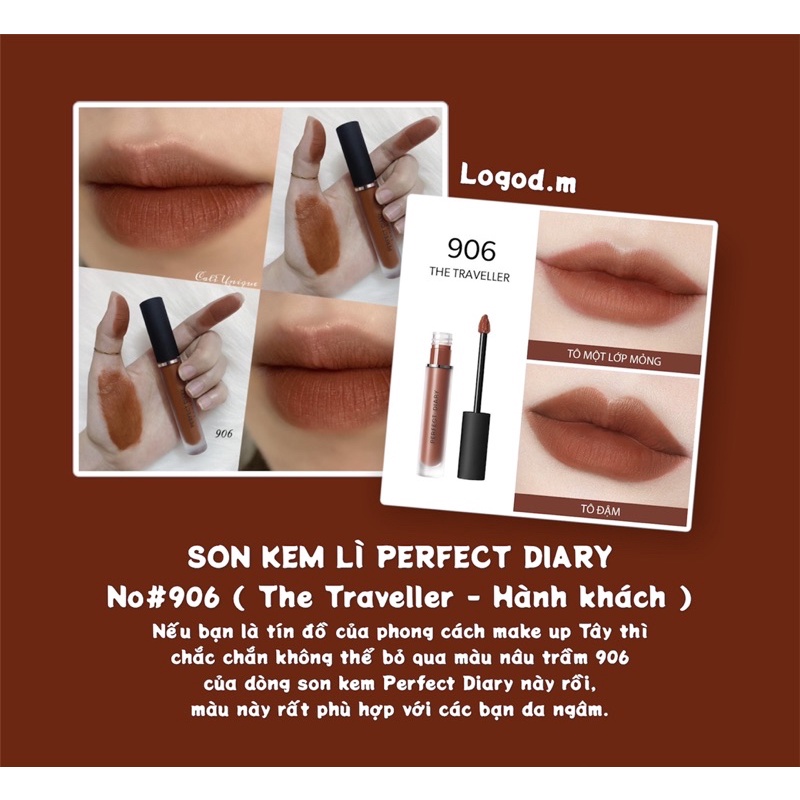 SĂN SALE⚡️Son Kem Lì Lâu Trôi Perfect Diary  - Logod.m