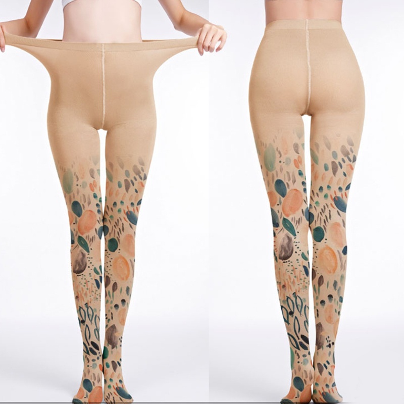 Youyo Quần Tất In Họa Tiết Bầu Trời Đầy Màu Sắc Phong Cách Harajuku Lolita Cho Nữ