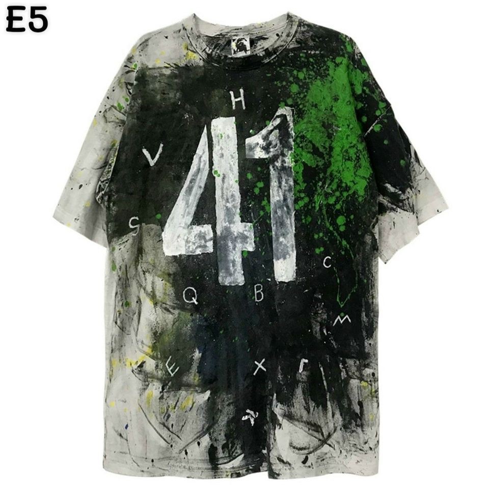TEE UNISEX XANH LOANG ĐEN