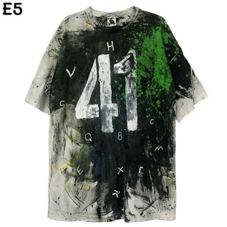 Tee unisex xanh loang đen