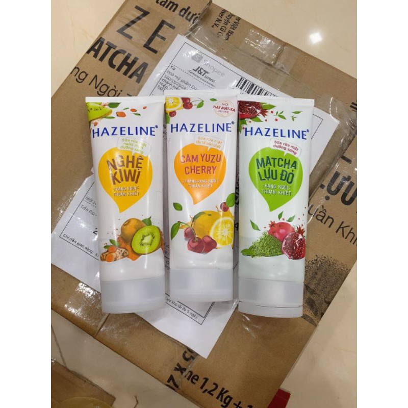 Sữa rửa mặt Hazeline đủ màu 100g