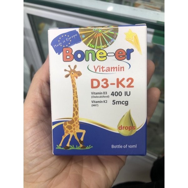 Bone-er vitamin D3-k2
