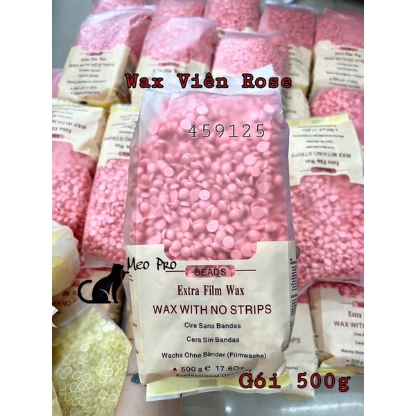 wax lông nóng dạng hạt Bead Extra Flim Wax ( 1 bịch 500gr)