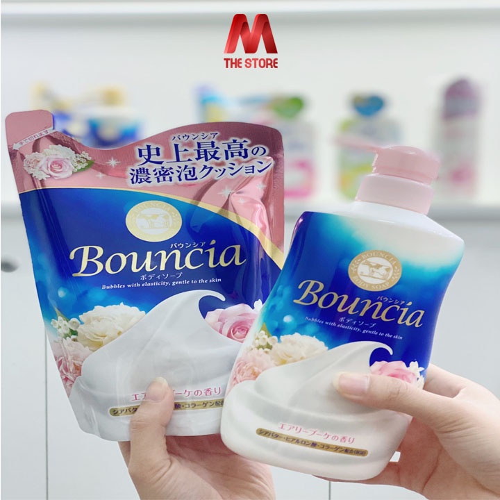 Sữa tắm Bouncia tinh chất sữa bò 500ml