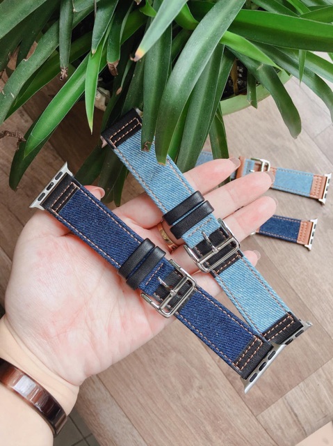 Dây đồng hồ Apple watch mẫu jeans cực chất