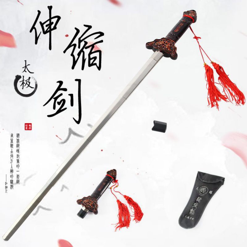 Mô hình kiếm rút cổ trang , tập võ , tập dưỡng sinh , dài 92cm