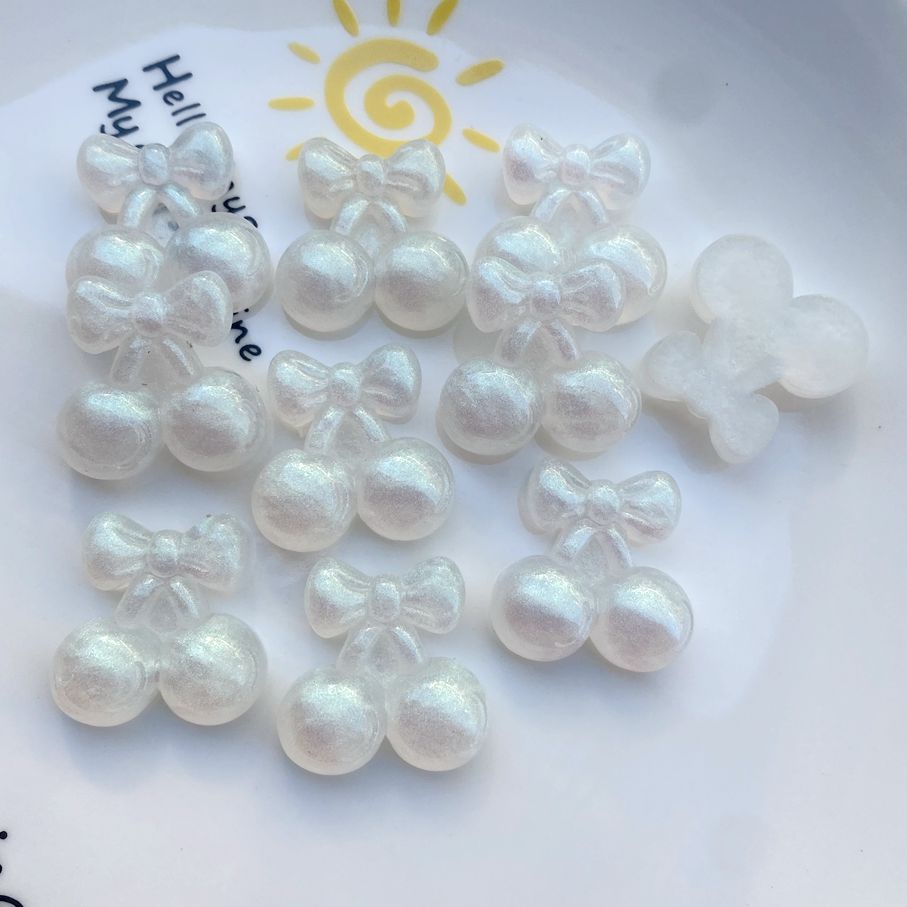 Set 10 Ghim Cài Áo 3D Đính Đá Pha Lê Hình Gấu Thỏ Sang Trọng DIY