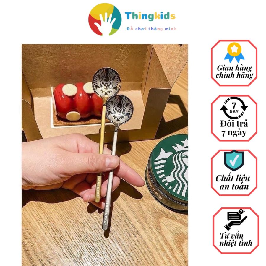 Combo 4 thìa inox 304 đóng hộp - Thingkids