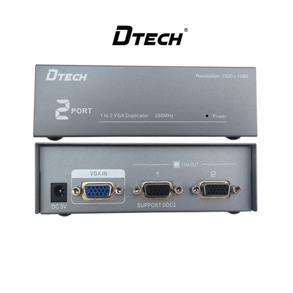 Bộ chia màn hình VGA 1 ra 2 DTech DT7252