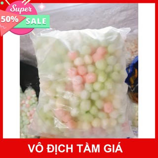 Trân châu nhân dừa ngũ sắc nhà làm dùng cho nấu chè gói 1kg