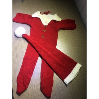 Body Đan len đỏ  noel cho bé 6-15m
