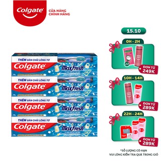 Bộ 4 Kem đánh răng Colgate Maxfresh GenZ 230g phiên bản giới hạn