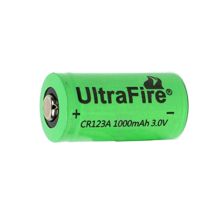 COMBO 10 PIN SẠC ULTRAFIRE CR123A 1000MAH 3V.