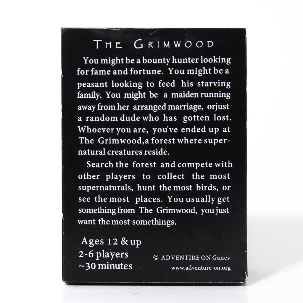 Bộ bài The Grimwood Card Game Nifoki