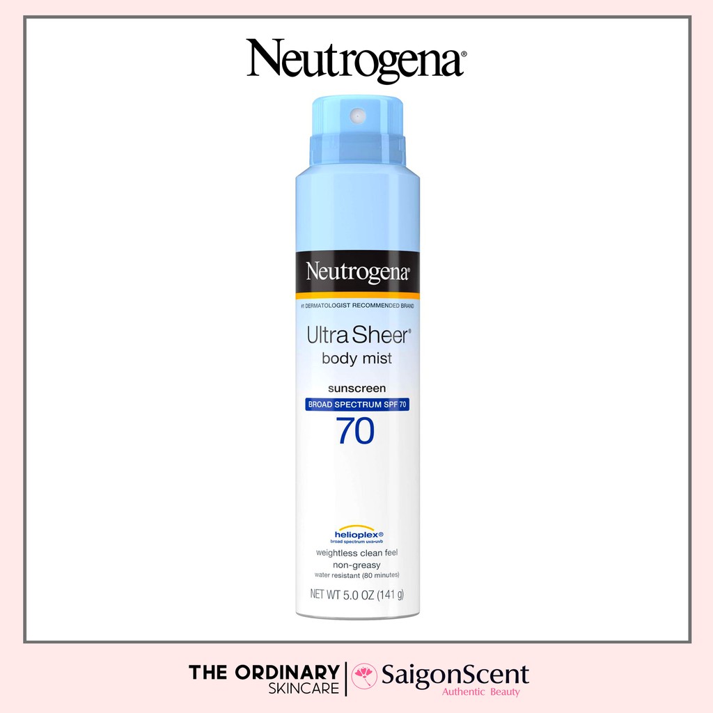 Xịt chống nắng Neutrogena Ultra Sheer SPF 70 ( 141g )