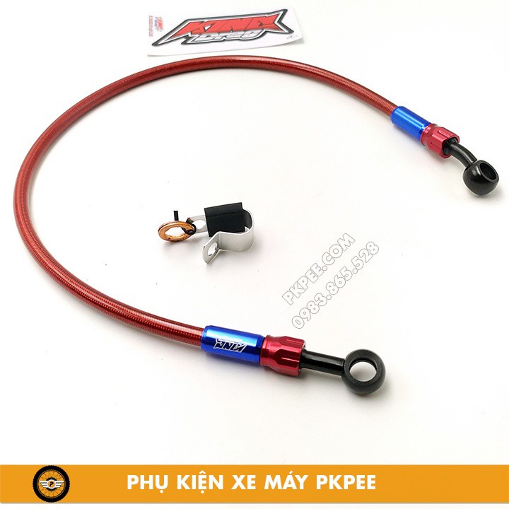 Dây Dầu King Drag Thailand Đầu Nhôm CNC Xoay 360 Gắn Được Nhiều Loại Xe