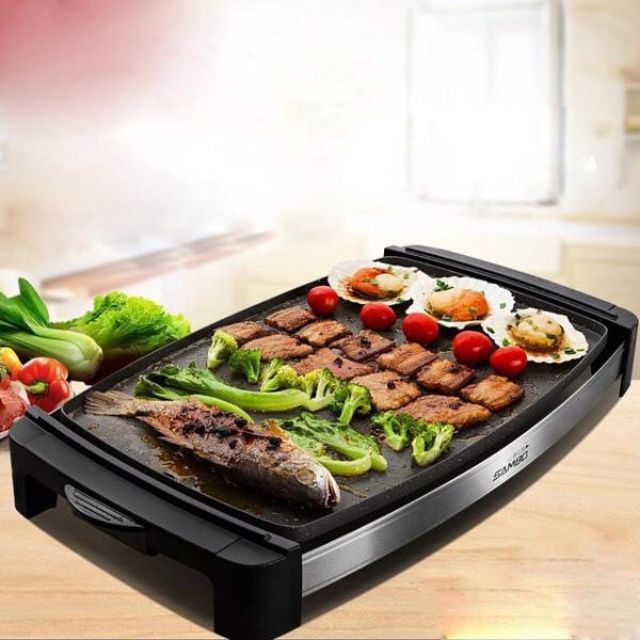 Vỉ nướng điện Lock&Lock EJG211BLK - Bếp nướng Lock&lock