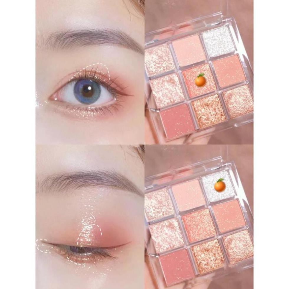 [Giá Tốt Nhất] Bảng phấn mắt 9 màu sắc trong suốt độ sáng cao chống nước lâu trôi | BigBuy360 - bigbuy360.vn