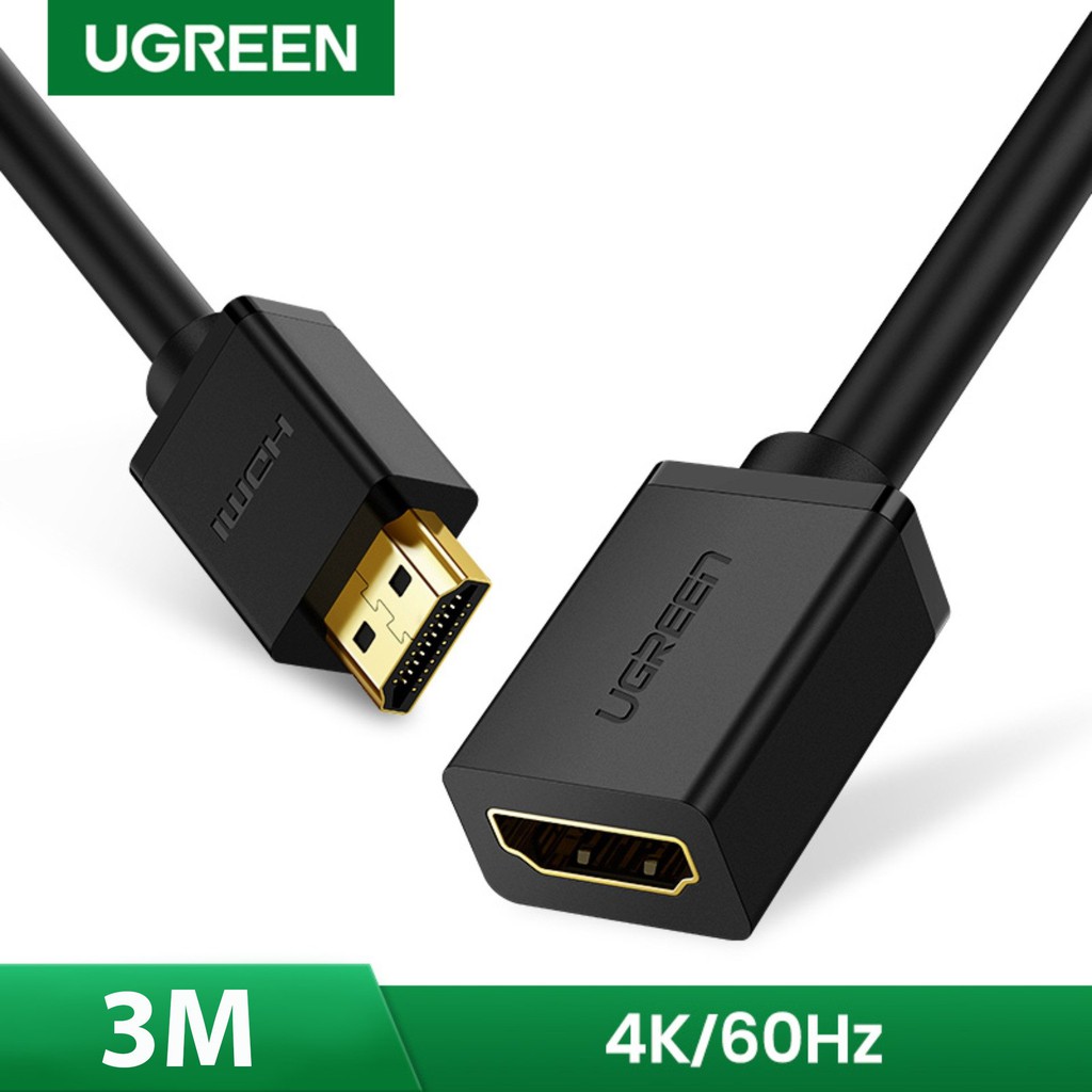 [Mã ELHACE giảm 4% đơn 300K] Cáp HDMI nối dài hỗ trợ 4K 2K full HD cao cấp UGREEN 10140 10141 10142 10145 HD107