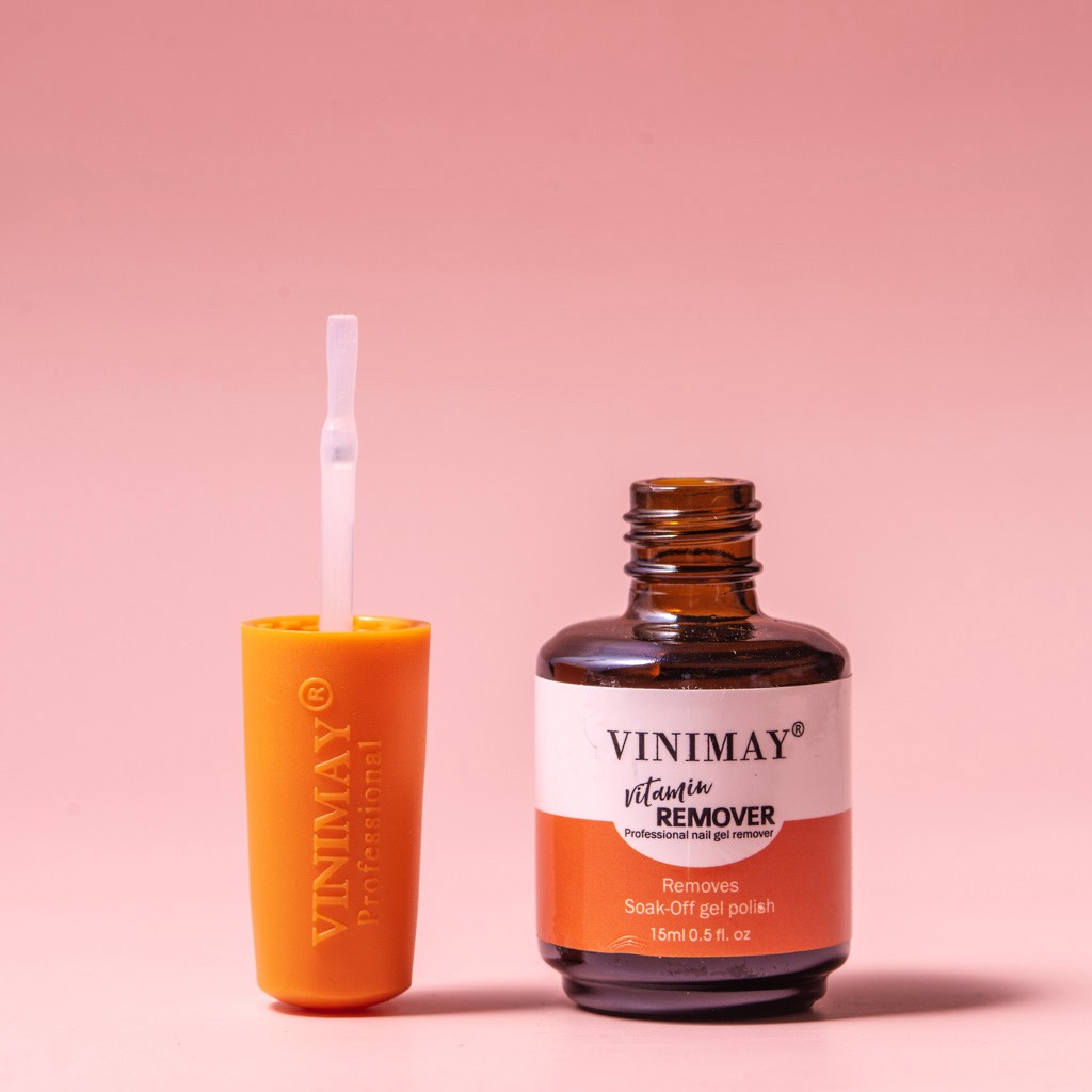 Nước phá gel Vinimay có dưỡng chính hãng - phá móng nhanh không cần ủ, dưỡng móng với tinh chất vitamin (15ml)