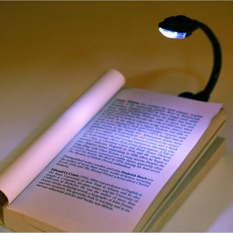Đèn led đọc sách mini có kẹp linh hoạt tiện dụng
