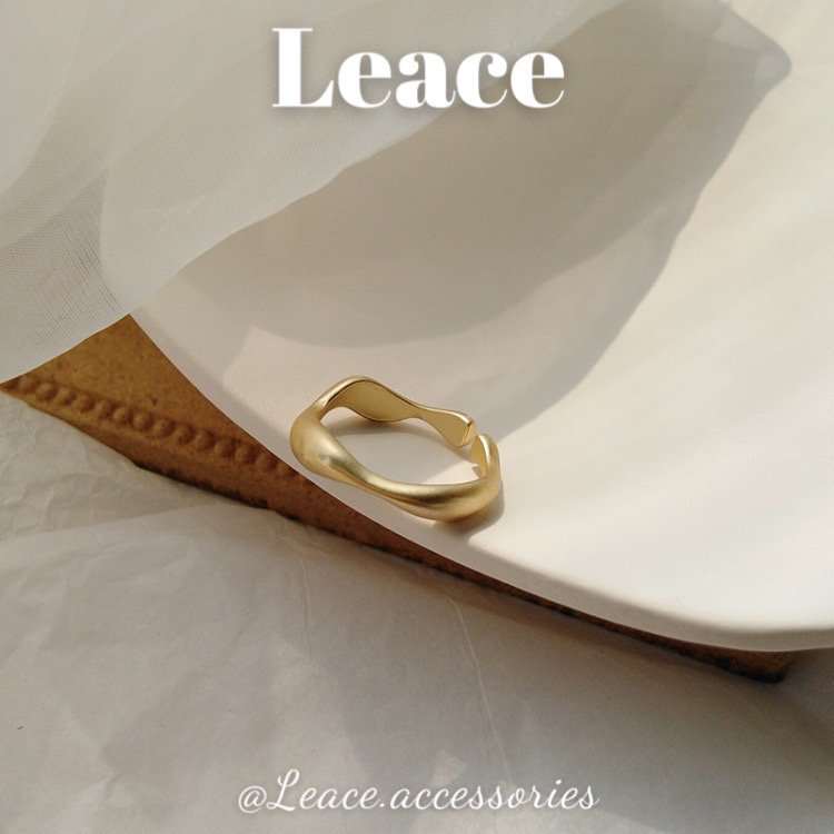 Nhẫn lượn sóng phong cách sang trọng R019 Leace.accessories