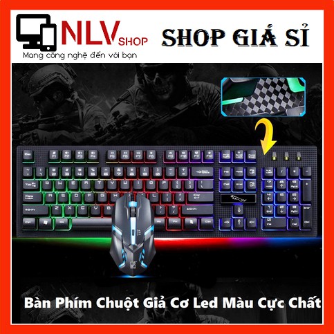 Free Ship Set Bộ bàn phím và chuột G20 chuyên Game Led 7 màu