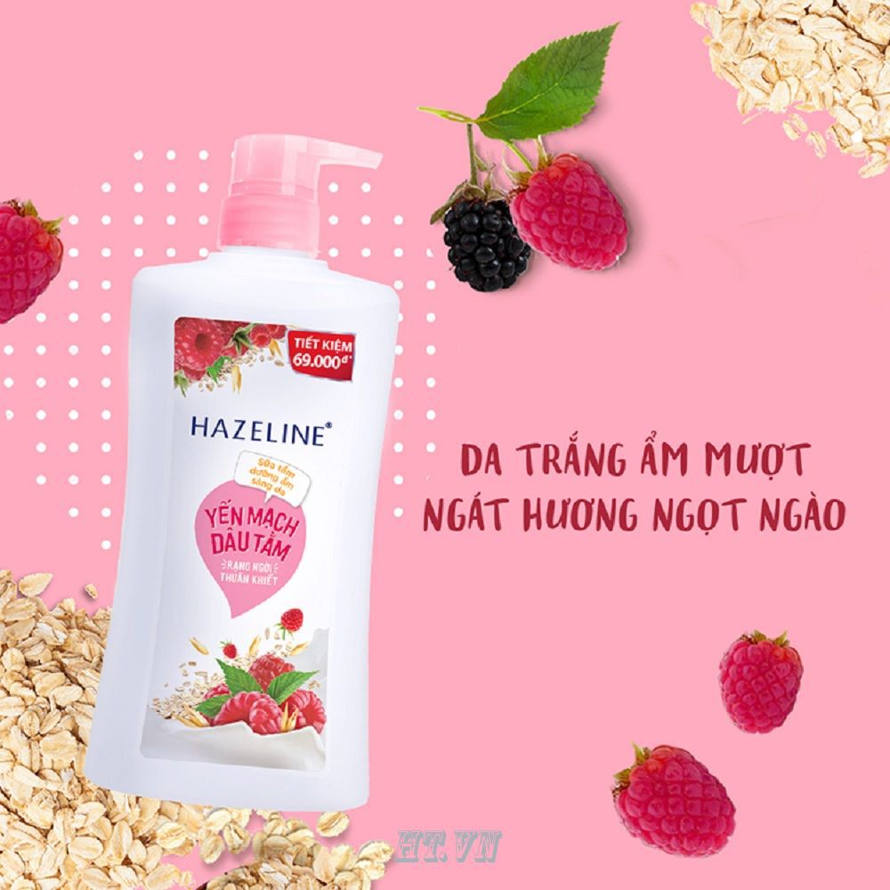 Sữa Dưỡng Thể 230ml Hazeline Dưỡng Ẩm Yến Mạch Dâu Tằm Chính Hãng